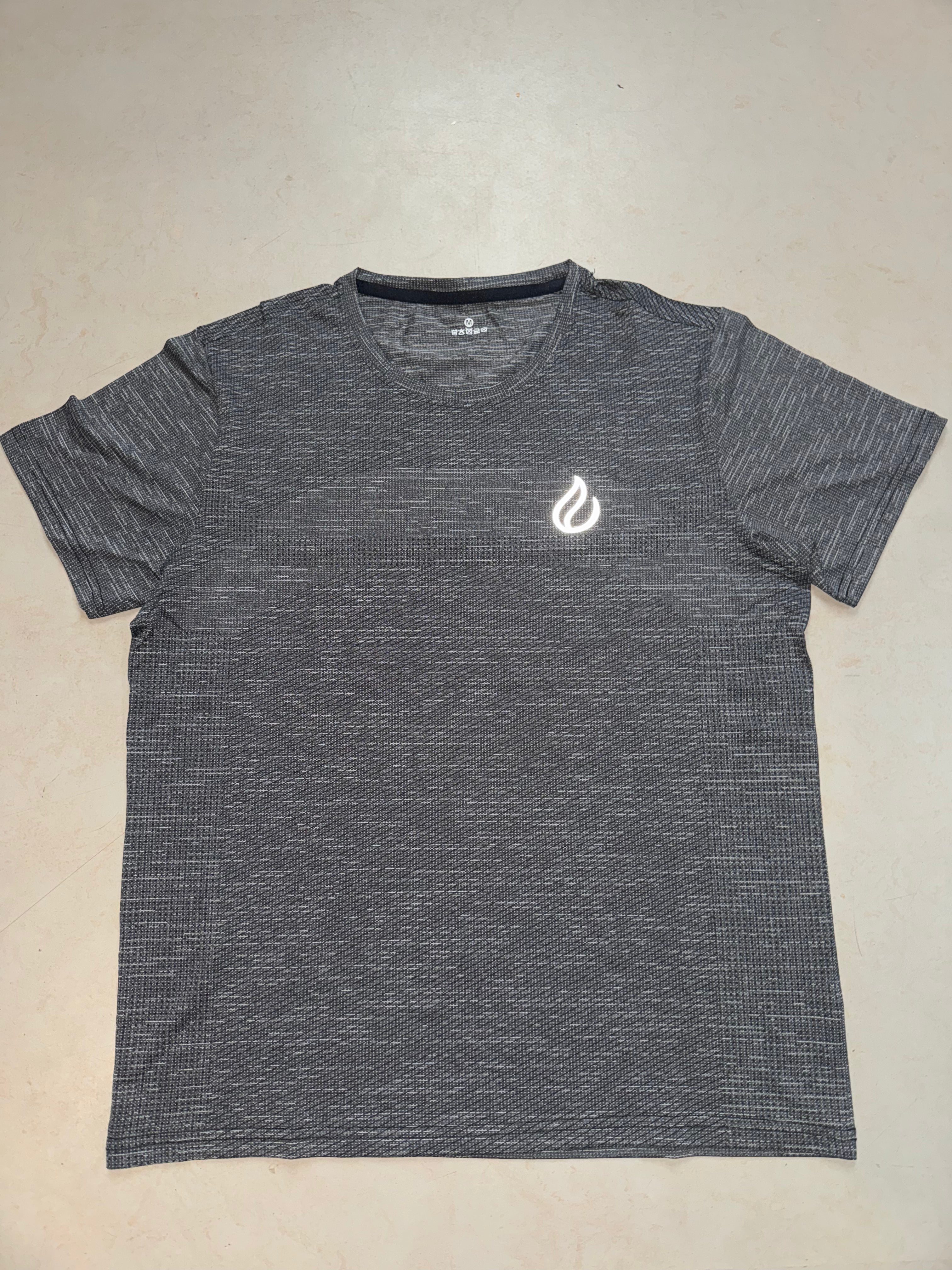 Aurevo Tech Tee - Charcoal Grey